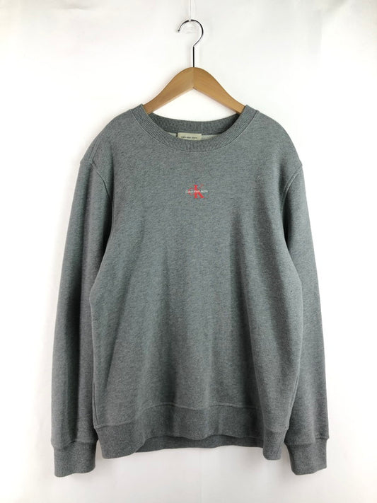 【中古品】【メンズ】 LOGO SWEATSHIRT J400471 ロゴ スウェットシャツ トレーナー 141-251231-rt-02-tag サイズ：S カラー：グレー 万代Net店