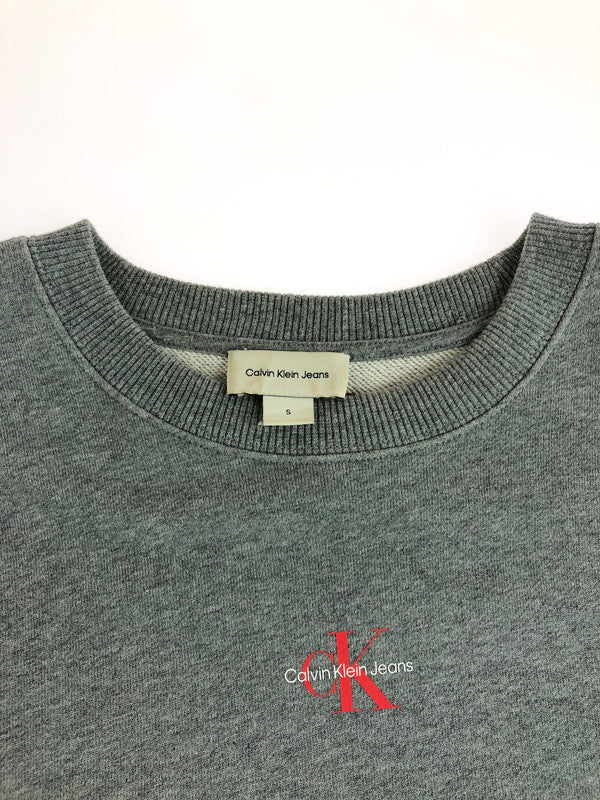 【中古品】【メンズ】 LOGO SWEATSHIRT J400471 ロゴ スウェットシャツ トレーナー 141-251231-rt-02-tag サイズ：S カラー：グレー 万代Net店