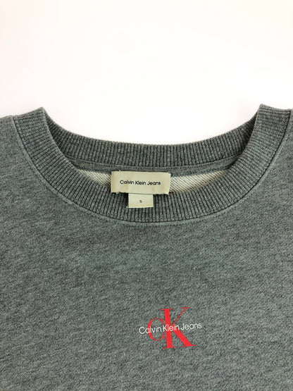 【中古品】【メンズ】 LOGO SWEATSHIRT J400471 ロゴ スウェットシャツ トレーナー 141-251231-rt-02-tag サイズ：S カラー：グレー 万代Net店