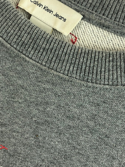 【中古品】【メンズ】 LOGO SWEATSHIRT J400471 ロゴ スウェットシャツ トレーナー 141-251231-rt-02-tag サイズ：S カラー：グレー 万代Net店