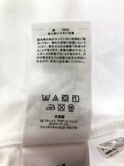 【中古品】【メンズ】 BROOKSBROTHERSブルックス ブラザーズ TRADITIONAL FIT BD SHIRT USA製 トラディショナル フィット シャツ 長袖シャツ 146-260516-rt-13-tagh サイズ：18 カラー：ホワイト 万代Net店