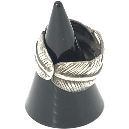【現状渡し品】【メンズ】 SV925 TURQUOISE FEATHER RING ターコイズ フェザー リング 指輪 アクセサリー 191-260624-na-04-tagh カラー：シルバー 万代Net店