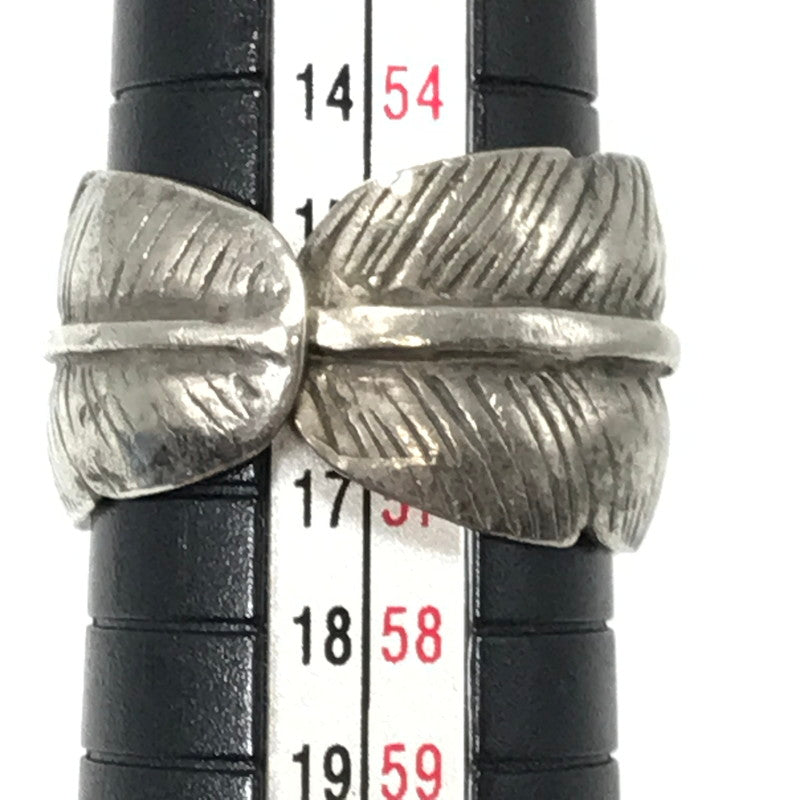 【現状渡し品】【メンズ】 SV925 TURQUOISE FEATHER RING ターコイズ フェザー リング 指輪 アクセサリー 191-260624-na-04-tagh カラー：シルバー 万代Net店