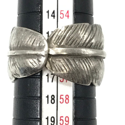 【現状渡し品】【メンズ】 SV925 TURQUOISE FEATHER RING ターコイズ フェザー リング 指輪 アクセサリー 191-260624-na-04-tagh カラー：シルバー 万代Net店