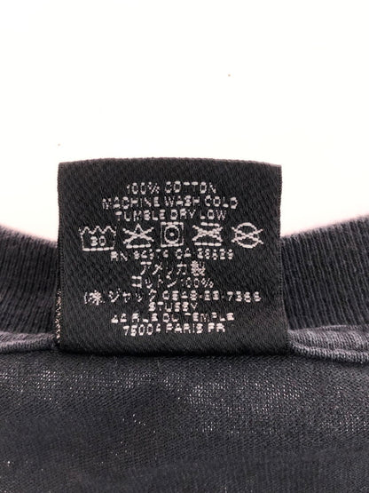 【現状渡し品】【メンズ】 STUSSY ステューシー SKULL WINGS PIG DYED TEE スカル ウィング Tシャツ 半袖Tシャツ 142-251022-na-01-tag サイズ：L カラー：ブラック 万代Net店