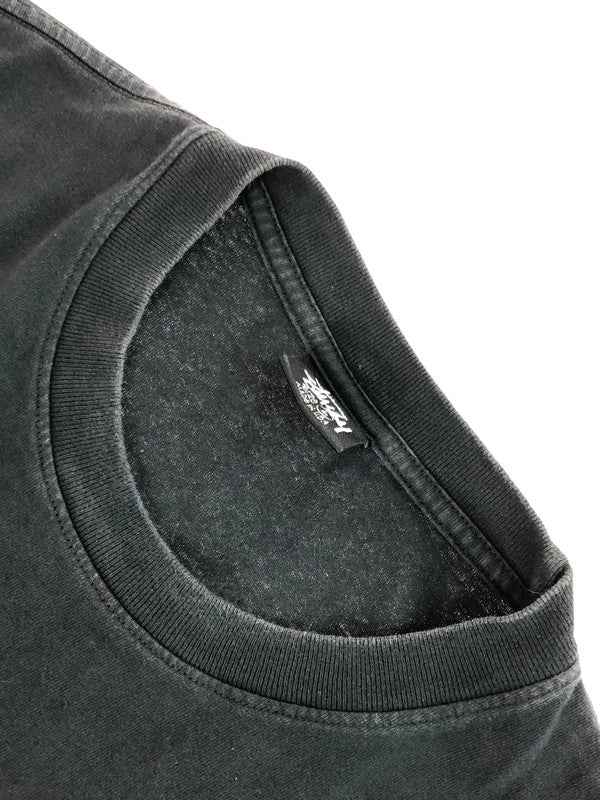 【現状渡し品】【メンズ】 STUSSY ステューシー SKULL WINGS PIG DYED TEE スカル ウィング Tシャツ 半袖Tシャツ 142-251022-na-01-tag サイズ：L カラー：ブラック 万代Net店