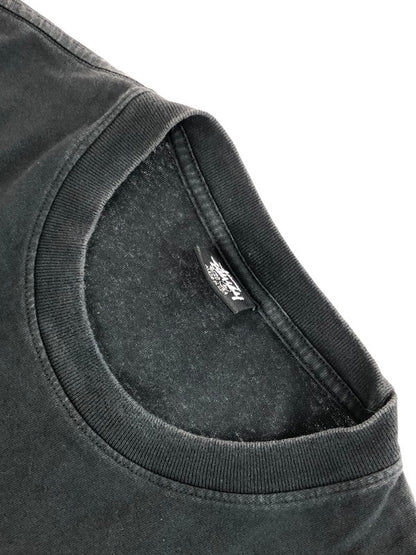 【現状渡し品】【メンズ】 STUSSY ステューシー SKULL WINGS PIG DYED TEE スカル ウィング Tシャツ 半袖Tシャツ 142-251022-na-01-tag サイズ：L カラー：ブラック 万代Net店