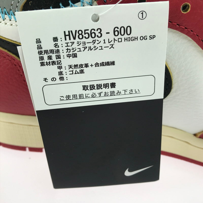 【中古美品】【メンズ】 NIKE ナイキ × UNION ユニオン コラボ AIR JORDAN 1 RETRO HIGH OG CHICAGO SHADOW HV8563-600 エアジョーダン1 スニーカー 靴 160-251021-rt-19-tag サイズ：29.5cm US 11.5 カラー：VARSITY RED 万代Net店