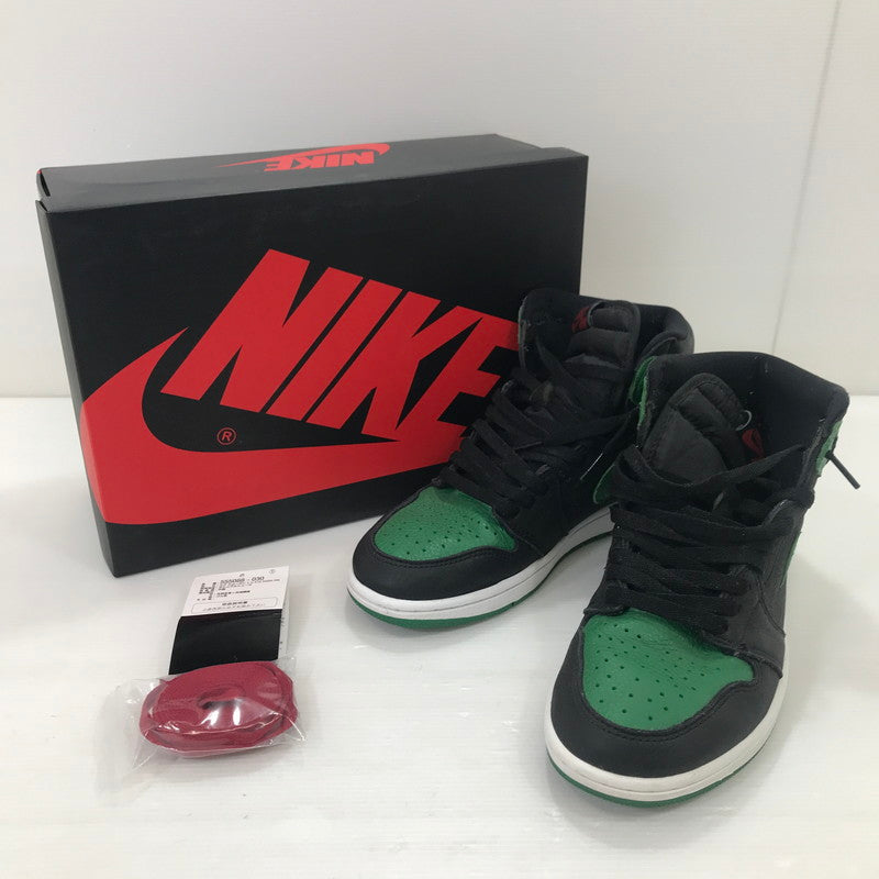 【中古品】【メンズ】 NIKE ナイキ AIR JORDAN 1 RETRO HIGH OG BLACK PINE GREEN 555088-030 エアジョーダン1 レトロ ハイ OG スニーカー 靴 160-251207-rt-02-tag サイズ：26cm US8 カラー：BLACK/PINE GREEN 万代Net店