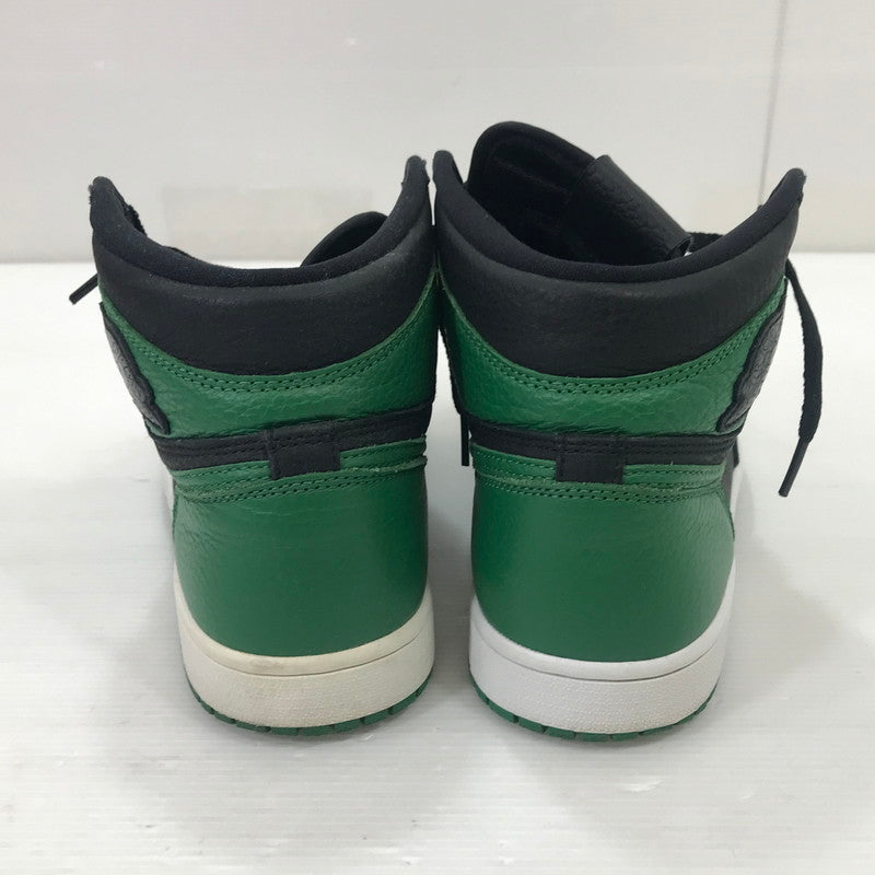 【中古品】【メンズ】 NIKE ナイキ AIR JORDAN 1 RETRO HIGH OG BLACK PINE GREEN 555088-030 エアジョーダン1 レトロ ハイ OG スニーカー 靴 160-251207-rt-02-tag サイズ：26cm US8 カラー：BLACK/PINE GREEN 万代Net店