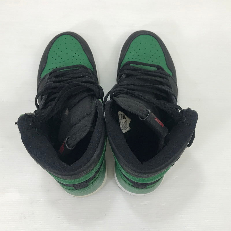 【中古品】【メンズ】 NIKE ナイキ AIR JORDAN 1 RETRO HIGH OG BLACK PINE GREEN 555088-030 エアジョーダン1 レトロ ハイ OG スニーカー 靴 160-251207-rt-02-tag サイズ：26cm US8 カラー：BLACK/PINE GREEN 万代Net店
