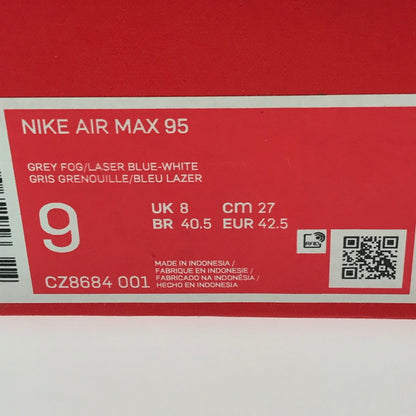 【中古品】【メンズ】 NIKE ナイキ AIR MAX 95 LASER BLUE CZ8684-001 エアマックス95 レーザーブルー スニーカー 靴 160-251021-rt-17-tag サイズ：27cm US 9 カラー：GREY FOG 万代Net店