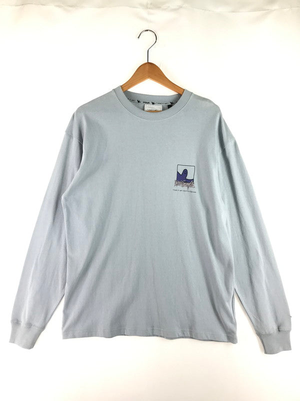 【中古品】【メンズ】 GRAPHIC PRINT L/S T-SHIRT 2H7-14320 グラフィック プリント ロングスリーブ Tシャツ 長袖 トップス 150-251021-yy-04-tag サイズ：M カラー：ブルー系 万代Net店