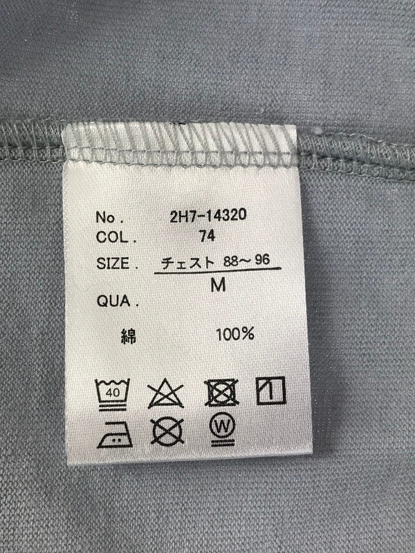 【中古品】【メンズ】 GRAPHIC PRINT L/S T-SHIRT 2H7-14320 グラフィック プリント ロングスリーブ Tシャツ 長袖 トップス 150-251021-yy-04-tag サイズ：M カラー：ブルー系 万代Net店