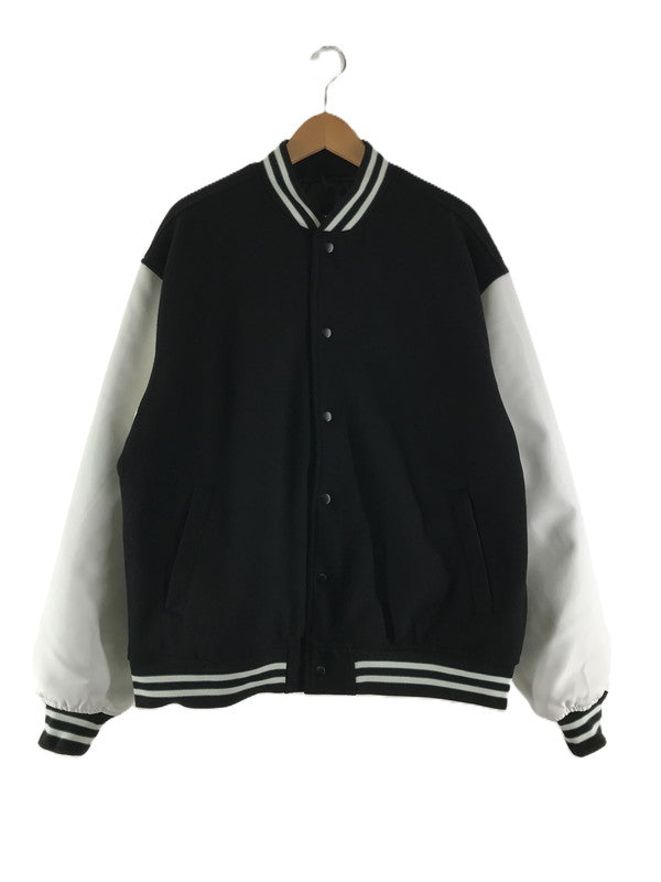 【中古品】【メンズ】 HALHAM ハルハム STADIUM JUMPER スタジアムジャンパー アウター 150-251021-yy-06-tag サイズ：M カラー：ブラック 万代Net店