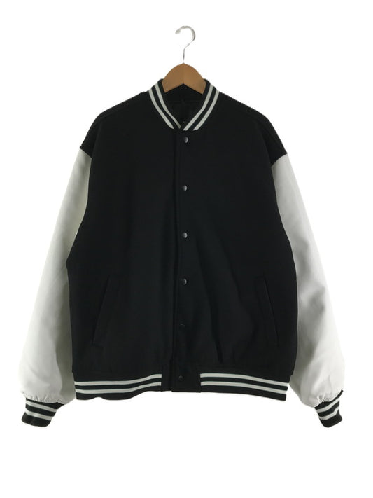 【中古品】【メンズ】 HALHAM ハルハム STADIUM JUMPER スタジアムジャンパー アウター 150-251021-yy-06-tag サイズ：M カラー：ブラック 万代Net店