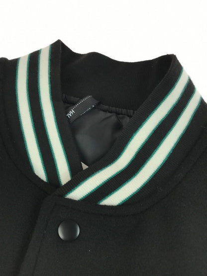 【中古品】【メンズ】 HALHAM ハルハム STADIUM JUMPER スタジアムジャンパー アウター 150-251021-yy-06-tag サイズ：M カラー：ブラック 万代Net店