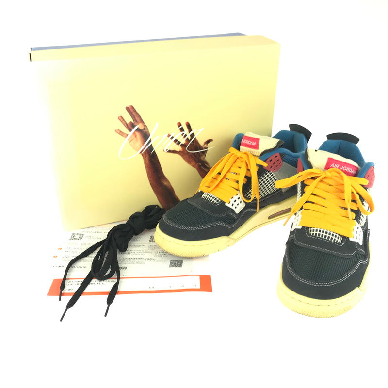 【中古品】【メンズ】 NIKE ナイキ × UNION ユニオン AIR JORDAN 4 OFF NOIR DC9533-001 アジョーダン4 スニーカー 靴 160-251021-rt-20-tag サイズ：28cm US 10 カラー：OFF NOIR 万代Net店