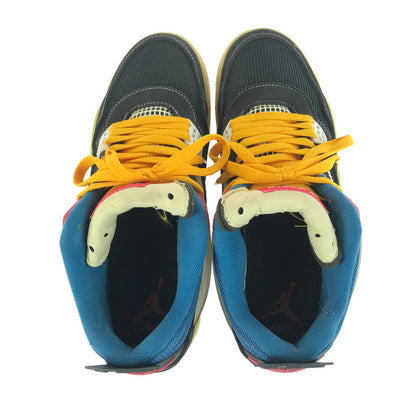 【中古品】【メンズ】 NIKE ナイキ × UNION ユニオン AIR JORDAN 4 OFF NOIR DC9533-001 アジョーダン4 スニーカー 靴 160-251021-rt-20-tag サイズ：28cm US 10 カラー：OFF NOIR 万代Net店