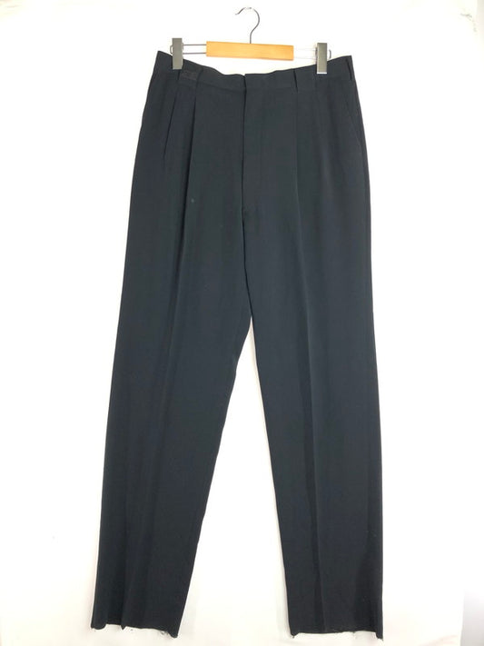 【中古品】【メンズ】 BALENCIAGA バレンシアガ 2-TUCK SLACKS 6-27013-51 2タックスラックス ボトムス 152-251025-rt-17-tag サイズ：W94 カラー：ブラック 万代Net店
