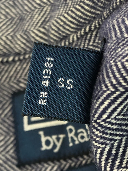 【中古品】【メンズ】 90'S MARLOWE HERRINGBONE L/S SHIRT 90年代 ヘリンボーン シャツ 長袖シャツ 146-251023-na-13-tag サイズ：XL カラー：ネイビー系 万代Net店