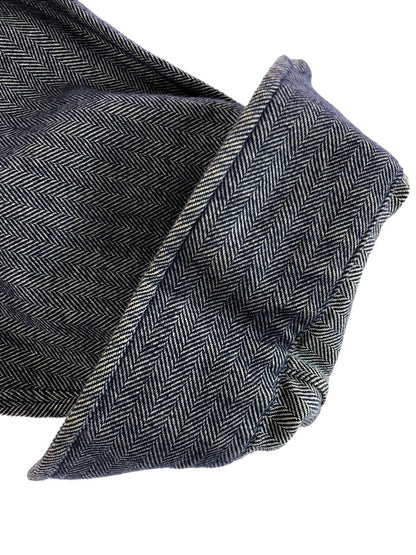 【中古品】【メンズ】 90'S MARLOWE HERRINGBONE L/S SHIRT 90年代 ヘリンボーン シャツ 長袖シャツ 146-251023-na-13-tag サイズ：XL カラー：ネイビー系 万代Net店