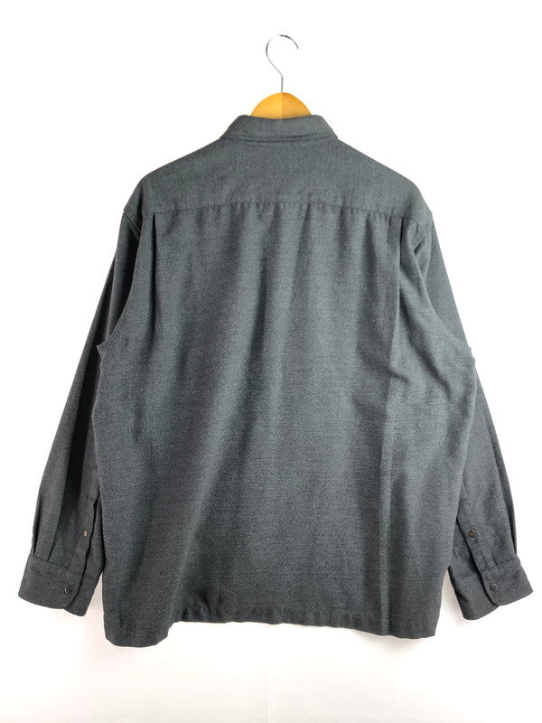 【中古品】【メンズ】 OLD STUSSY オールドステューシー 90'S L/S WORK SHIRT ワークシャツ 長袖シャツ USA製 赤タグ 142-251022-na-05-tag サイズ：L カラー：グレー 万代Net店