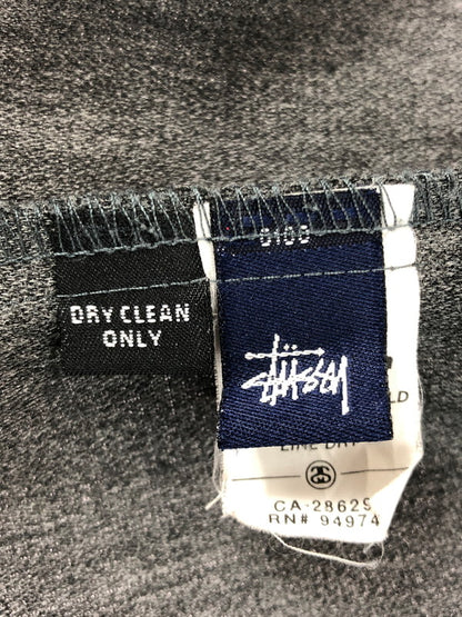 【中古品】【メンズ】 OLD STUSSY オールドステューシー 90'S L/S WORK SHIRT ワークシャツ 長袖シャツ USA製 赤タグ 142-251022-na-05-tag サイズ：L カラー：グレー 万代Net店