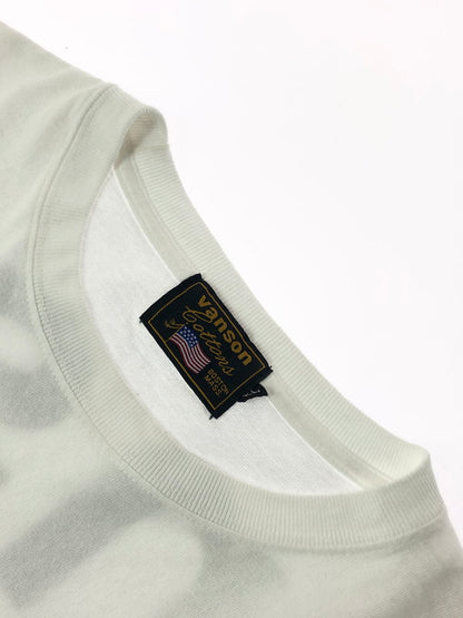 【中古品】【メンズ】 VANSON バンソン × TOM&JERRY トムとジェリー S/S TEE 刺繍 Tシャツ 半袖Tシャツ 145-260516-na-01-tagh サイズ：XL カラー：ホワイト 万代Net店