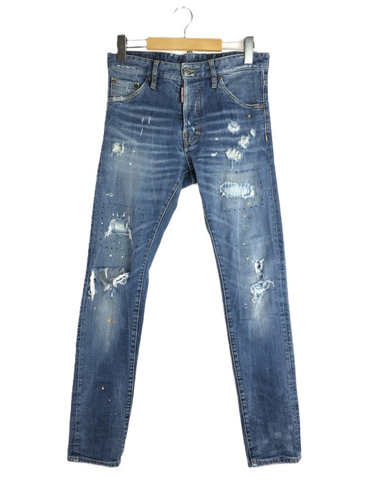 【中古品】【メンズ】 KRUSH DAMAGE PROCESSING SKINNY DENIM PANTS S71LB0121 S30144 ダメージ加工スキニーデニムパンツ 151-251025-rt-11-tag サイズ：44 カラー：インディゴ 万代Net店