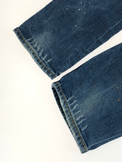 【中古品】【メンズ】 KRUSH DAMAGE PROCESSING SKINNY DENIM PANTS S71LB0121 S30144 ダメージ加工スキニーデニムパンツ 151-251025-rt-11-tag サイズ：44 カラー：インディゴ 万代Net店