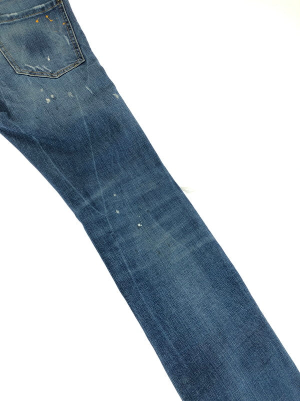 【中古品】【メンズ】 KRUSH DAMAGE PROCESSING SKINNY DENIM PANTS S71LB0121 S30144 ダメージ加工スキニーデニムパンツ 151-251025-rt-11-tag サイズ：44 カラー：インディゴ 万代Net店