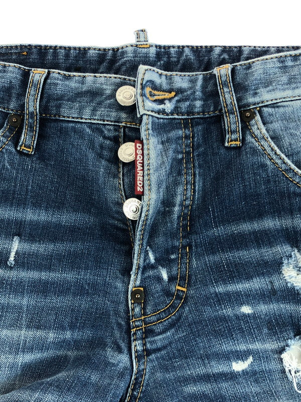 【中古品】【メンズ】 KRUSH DAMAGE PROCESSING SKINNY DENIM PANTS S71LB0121 S30144 ダメージ加工スキニーデニムパンツ 151-251025-rt-11-tag サイズ：44 カラー：インディゴ 万代Net店