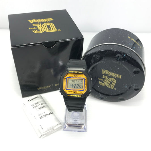 【中古美品】【メンズ】 G-SHOCK ジーショック DW-5600UE-1JF ベガルタ仙台30周年記念モデル デジタル腕時計 196-251105-na-13-tag カラー：ブラック 万代Net店