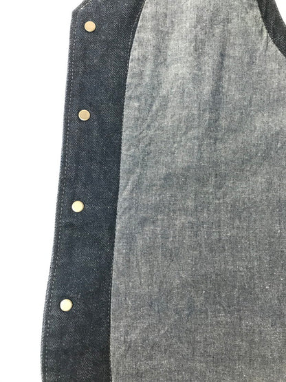 【中古品】【メンズ】 MOMOTARO JEANS 桃太郎ジーンズ DENIM WORK VEST デニム ワークベスト 145-260523-na-03-tagh サイズ：38 カラー：インディゴ 万代Net店
