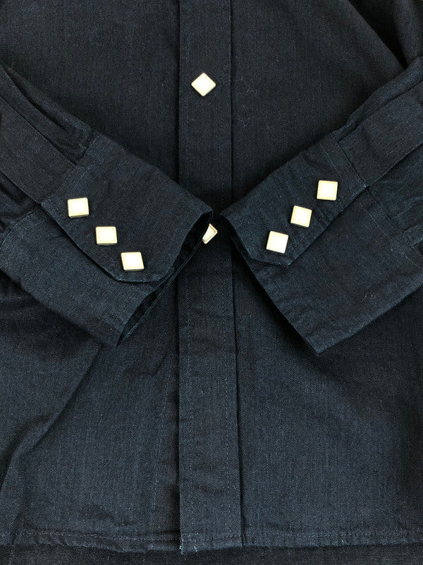 【中古美品】【メンズ】 WESTERN SHIRT BC4-IN ウエスタンシャツ 145-251022-rt-05-tag サイズ：S カラー：ネイビー 万代Net店