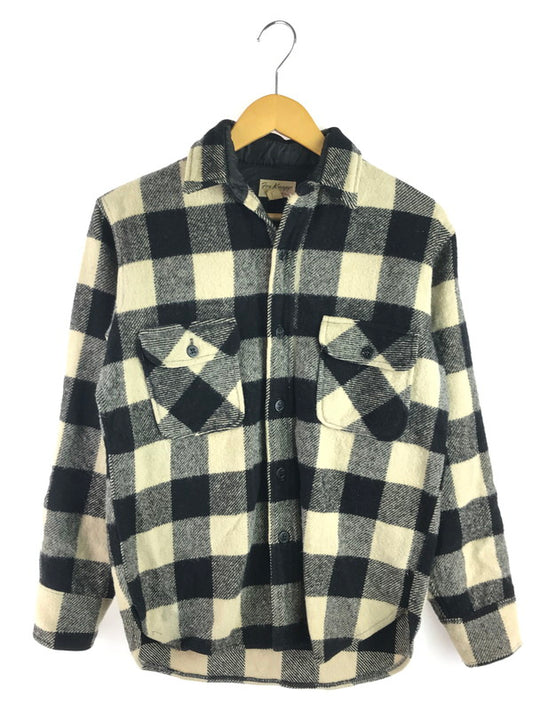 【中古品】【メンズ】 FOX KNAPP フォックスナップ 60'S CPO WOOL SHIRT 60年代 ウール シャツ 長袖シャツ 146-251115-na-04-tag サイズ：S カラー：ホワイト/ブラック 万代Net店