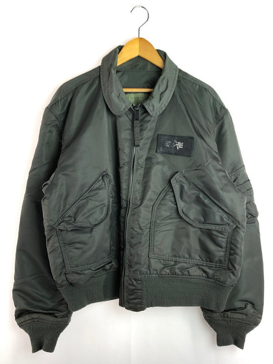 【中古品】【メンズ】 ALPHA アルファ 90's CWU-45P FLIGHT JACKET DLA-5795210 CWU-45P フライトジャケット 145-251023-rt-03-tag サイズ：XL カラー：カーキ 万代Net店