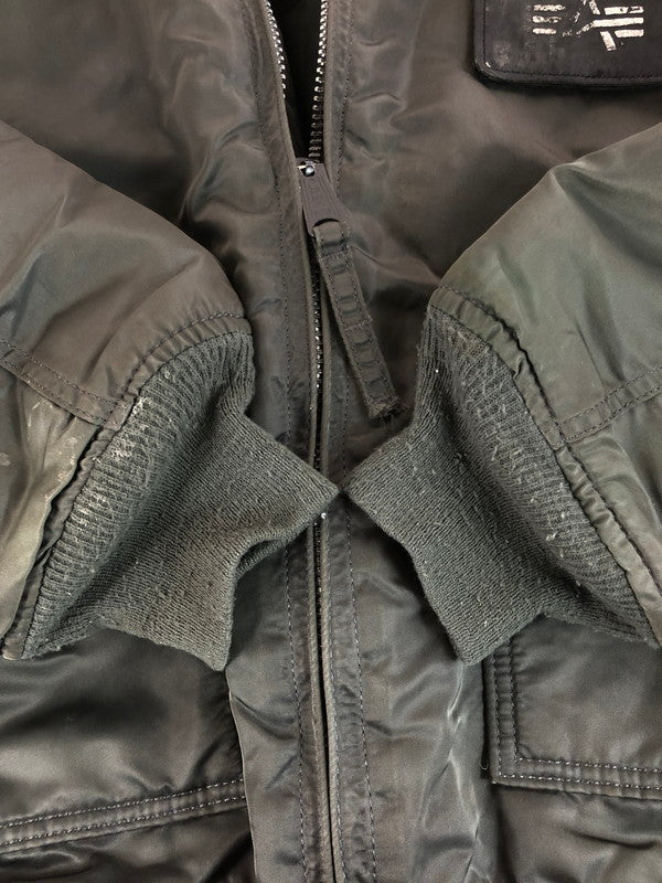 【中古品】【メンズ】 ALPHA アルファ 90's CWU-45P FLIGHT JACKET DLA-5795210 CWU-45P フライトジャケット 145-251023-rt-03-tag サイズ：XL カラー：カーキ 万代Net店