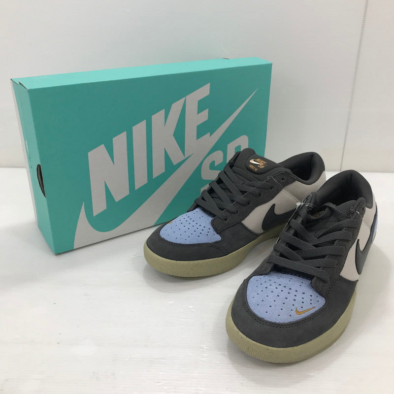 【中古美品】【メンズ】 NIKE ナイキ SB FORCE 58 DV5477-102 エスビー フォース 58 スニーカー 靴 160-251207-rt-06-tag サイズ：27cm US 9 カラー：グレー /ライトブルー 万代Net店