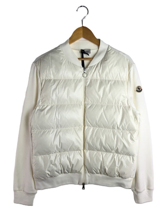【中古美品】【レディース】 MONCLER モンクレール MAGLIA APERTA CON ZIP UP CARDIGAN I20938G00029 89A2Y ジップアップカーディガン ライトアウター 169-251023-rt-07-tag サイズ：S カラー：ホワイト 万代Net店