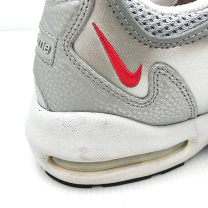 【中古品】【メンズ】 NIKE ナイキ × SUPREME シュプリーム コラボ AIR MAX96 CV7652-001 エアマックス96 スニーカー 靴 160-251026-rt-04-tag サイズ：27cm US 9 カラー：METALLIC SILVER 万代Net店