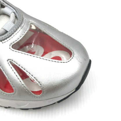 【中古品】【メンズ】 NIKE ナイキ × SUPREME シュプリーム コラボ AIR MAX96 CV7652-001 エアマックス96 スニーカー 靴 160-251026-rt-04-tag サイズ：27cm US 9 カラー：METALLIC SILVER 万代Net店