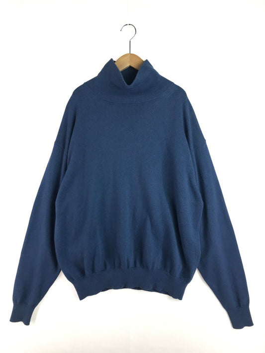 【中古品】【メンズ】 crepuscule クレプスキュール TURTLENECK KNIT SWEATHER 2203-008 タートルネック ニット セーター 140-251230-na-08-tag サイズ：2 カラー：ブルー 万代Net店