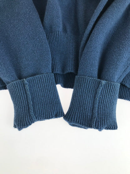 【中古品】【メンズ】 TURTLENECK KNIT SWEATHER 2203-008 タートルネック ニット セーター 140-251230-na-08-tag サイズ：2 カラー：ブルー 万代Net店