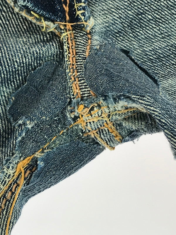 【現状渡し品】【メンズ】 WAREHOUSE ウエアハウス BUTTON FLY DENIM PANTS LOT.1001XX ボタンフライ デニムパンツ ジーンズ ボトムス 156-251102-rt-09-tag サイズ：W34 カラー：インディゴ 万代Net店