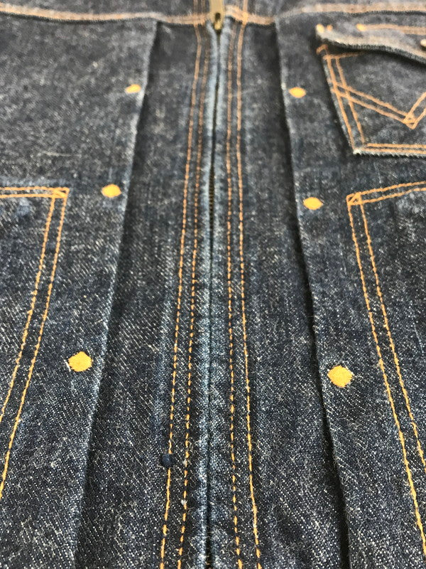 【中古品】【メンズ】 Wrangler ラングラー BLUE BELL ブルーベル DENIM JACKET E 4001 日本製 1ST復刻 デニム ジャケット Gジャン 146-251031-rt-18-tag サイズ：S カラー：インディゴ 万代Net店