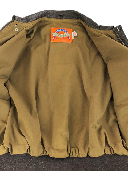 【中古品】【メンズ】 COOPER クーパー 80～90's A-2 FLIGHT JACKET LOT.0051 80～90年代 A-2 フライトジャケット アウター 146-251103-rt-03-tag サイズ：42 カラー：ブラウン 万代Net店