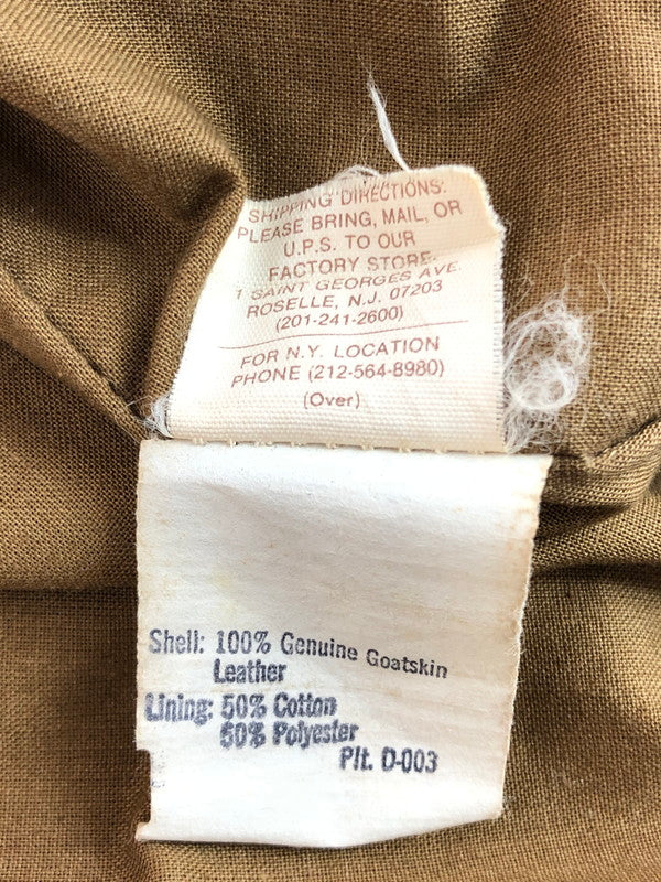 【中古品】【メンズ】 COOPER クーパー 80～90's A-2 FLIGHT JACKET LOT.0051 80～90年代 A-2 フライトジャケット アウター 146-251103-rt-03-tag サイズ：42 カラー：ブラウン 万代Net店