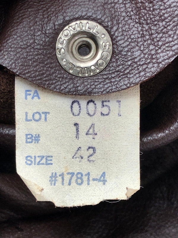 【中古品】【メンズ】 COOPER クーパー 80～90's A-2 FLIGHT JACKET LOT.0051 80～90年代 A-2 フライトジャケット アウター 146-251103-rt-03-tag サイズ：42 カラー：ブラウン 万代Net店